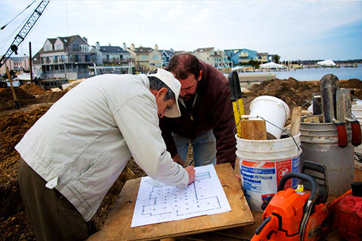 JJC Inc. team on a Jersey Shore job site